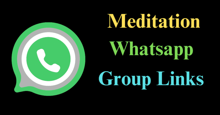 meditation whatsapp group link