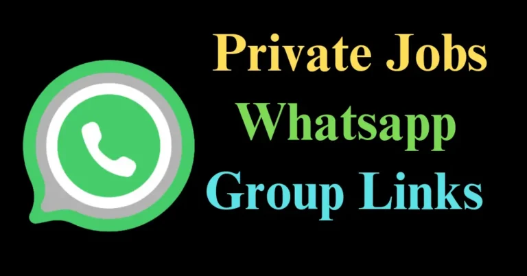 private job whatsapp group link